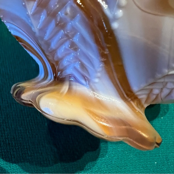 Vintage Swirl Marble Glass Candy, Trinket, compote Dish by Imperial Glass - Picture 9 of 11